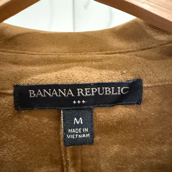 Banana Republic Vegan Suede Button-Up - Picture 9 of 10